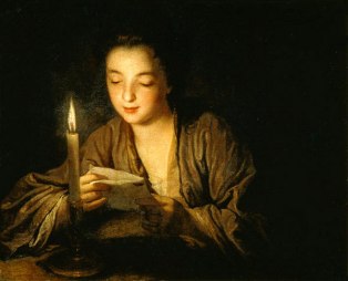 Reading a letter